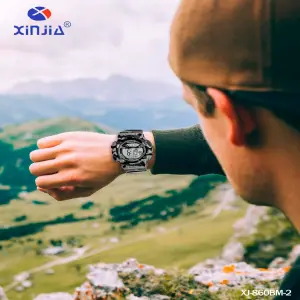 RELOJ XINJIA  CAMUFLADO GRIS XJ-860BM-2