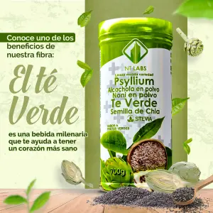 Te verde, Psyllium, Alcachofa x 700gr