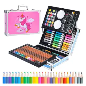 Set Arte 145 Pzs Kit Colores Dibujo