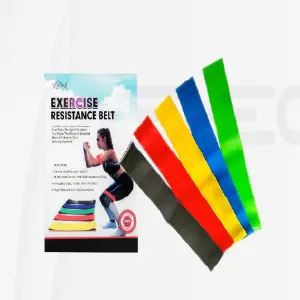- Bandas Ejercicio Silicona 5 Pzas