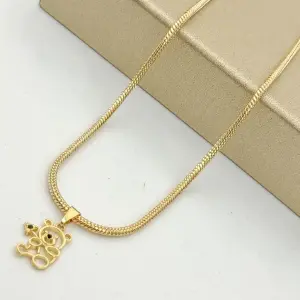 Cadena De Dama De Tejido Cola De Ratón D