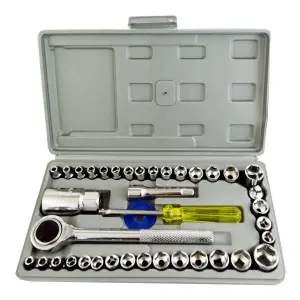 Juego Copas Ratchet Discover 40 Piezas
