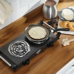 Hornilla Eléctrica Universal 2 Puestos: ¡Cocina con Estilo y Eficiencia! - Hornilla Eléctrica Universal 2 puestos