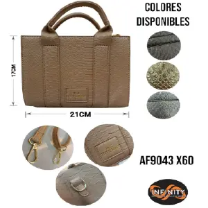 BOLSO MUJER TOTE BAG TEXTURIZADO