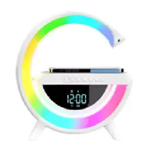 LAMPARA PARLANTE G MESA LUZ LED CARGA IN