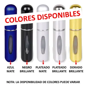 Perfumero portatil recargable 5ml