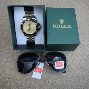Eleva tu Estilo: Rolex Submariner + Gafas Ray-Ban Aviator - Rolex Submarine + Gafas Rayban Aviator