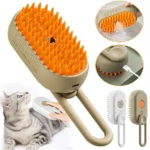 CEPILLO PARA MASCOTAS CON SPRAY: ¡La Solución Perfecta para el Cuidado de tu Peludo! - CEPILLO PARA MASCOTAS CON SPRAY