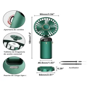 Mini Ventilador Portátil: ¡Frescura dondequiera que vayas! - Mini ventilador portátil