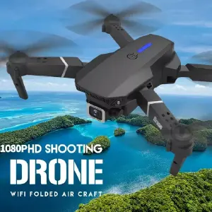 DRON E88 PRO MAX HD WIFI NEGRO
