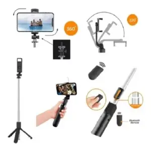 Tripode con luz LED selfie TRQ