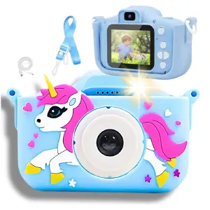 Cámara Digital Azul Unicornio