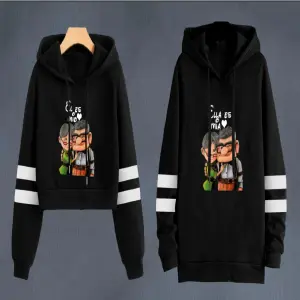 Buso Buzo, Hoodie Negro  Carl y Elli