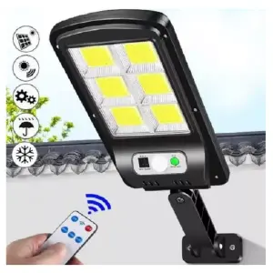 LAMPARA EXTERIOR CON PANEL SOLAR