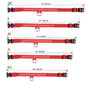 Collar Reflectivo LED Para Mascotas