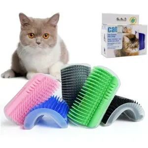 Cepillo Rascador Esquinero Para Gatos