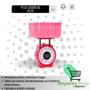 PESA GRAMERA ROJA