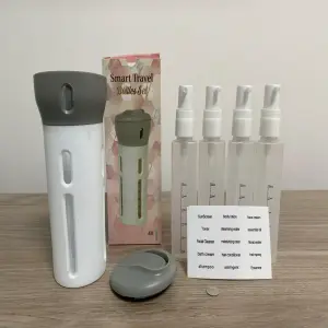Dispensador de viaje portátil x4