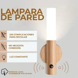 LAMPARA LED RECARGABLE CON SENSOR