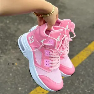 Botas jordan para dama rosa mds