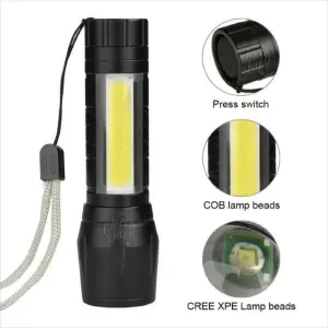 Super Mini Linterna Led Recargable Luz