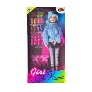 Muñeca Happy Moda Abrigo Coleccion Zapat