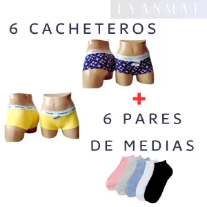 COMBO CACHETEROS+MEDIAS