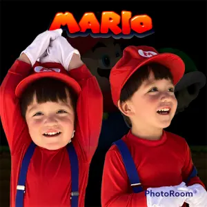 KIT MARIO PARA NIÑOS Y ADULTO