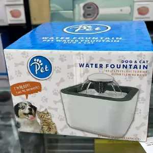 Fuente agua para mascotas BLANCA