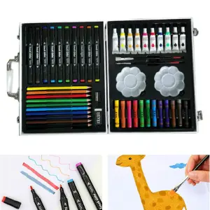 Set Arte Maleta X50 Piezas Pintura Color