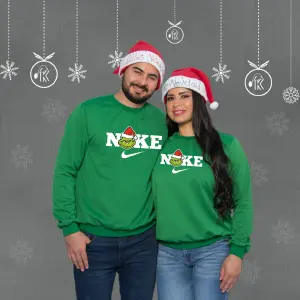 Buzo, Saco Hoodies Nike verde Navidadc/u