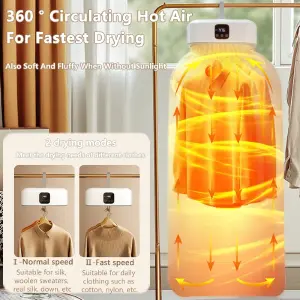 Secador de Ropa Portátil: ¡Secado Rápido y Eficiente en Cualquier Lugar! - secador de ropa portatil