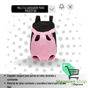 MALETA CARGADOR PARA PERRO