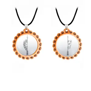 Collar Leon Leona Pareja Amor Detalle