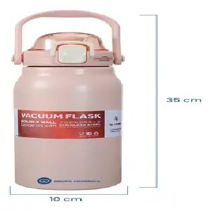 Termo 1.7 Litros Acero Inoxidable Rojo