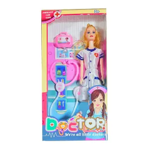 Muñeca Doctora Estetoscopio Bolso Juguet