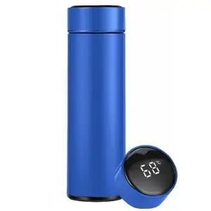 Termo 500ml Inteligente Digital Azul