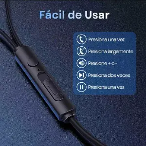 Audífonos Manos Libres Control Volumen