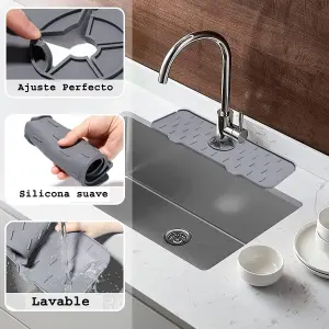 Escurridor Silicona Grifo Lavaplatos
