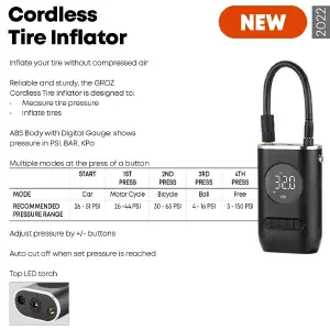 Compresor Inalámbrico CZK-3668o
