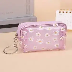 Mini Bolsa de Maquillaje de Flores