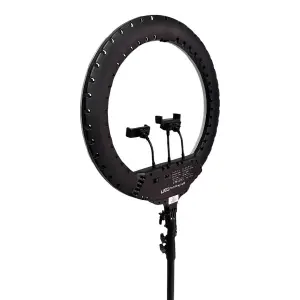 Aro de luz LED 9" (48cm) con tres soport
