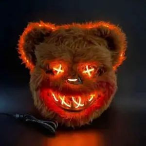 mascara halloween con luz led