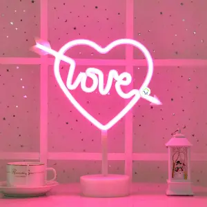 Lámpara LED Neón Corazón Love HD8028