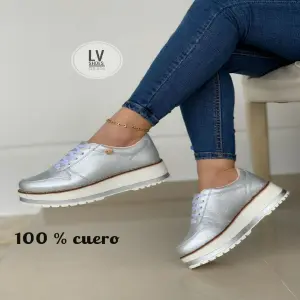 Zapato cuero dama