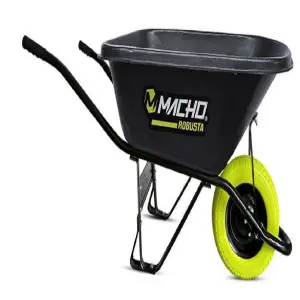 CARRETILLA PLAST CABO METAL ANTIPINCHAZO