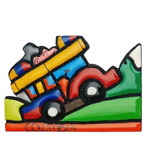 Iman Decorativo Chiva Colombia Paisa