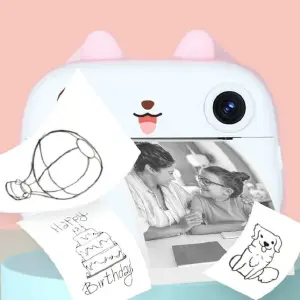 Camara Digital Mini Impresora Niños