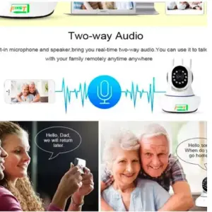Cámara De Seguridad Robótica Wifi 3 Ante