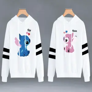 Buzos,Hoodies Pareja stich y angel